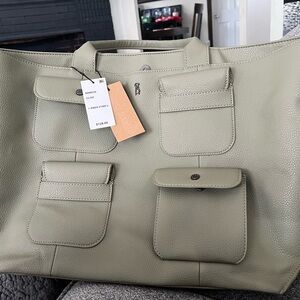 Olive Green Tote Bag Steve Madden